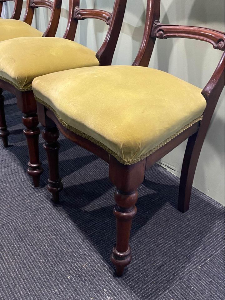 Antique Dining Chairs Solid Mahogany