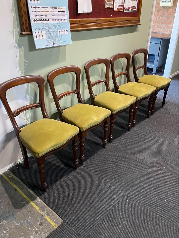 Antique Dining Chairs Solid Mahogany